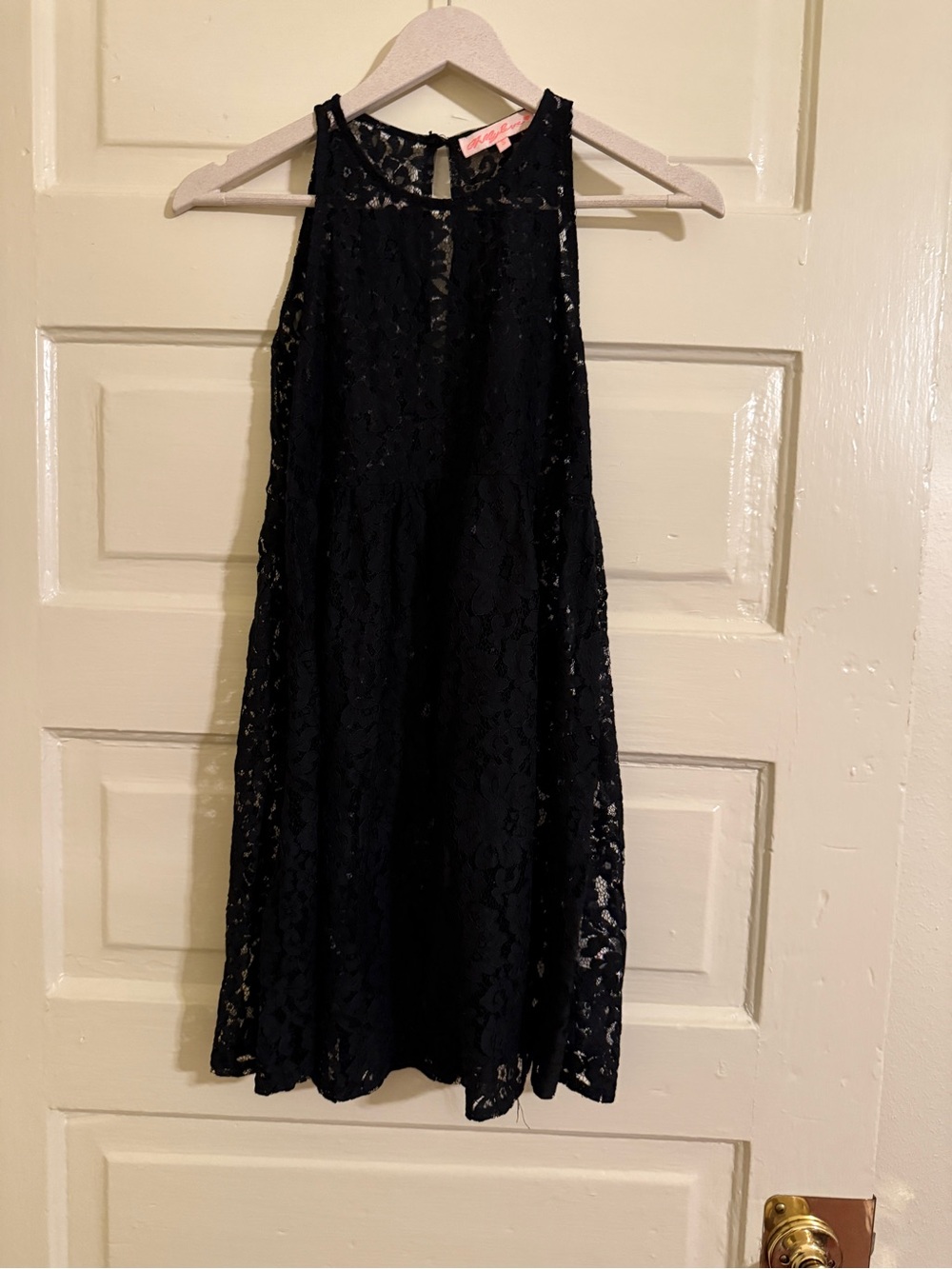 Black Floral Lace Dress